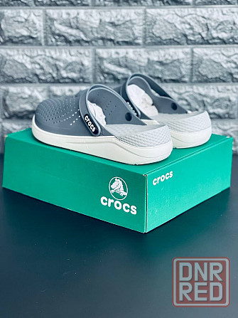 Мужские Шлепанцы Crocs Серые Шлепанцы Кроксы Запорожье - изображение 5