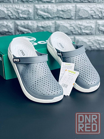 Мужские Шлепанцы Crocs Серые Шлепанцы Кроксы Запорожье - изображение 3
