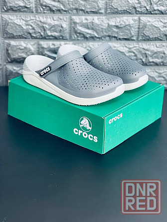 Мужские Шлепанцы Crocs Серые Шлепанцы Кроксы Запорожье - изображение 4