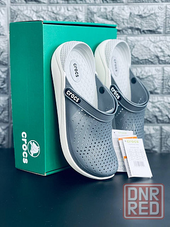Мужские Шлепанцы Crocs Серые Шлепанцы Кроксы Запорожье - изображение 8