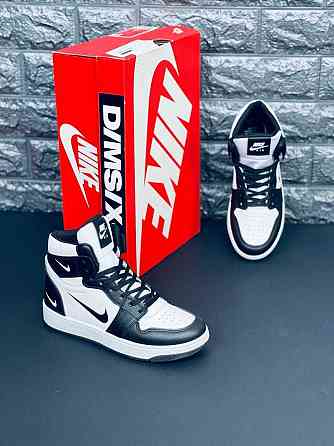 Кроссовки Nike мужские Натуральная кожа! черно-белые Красовки Найк Запорожье