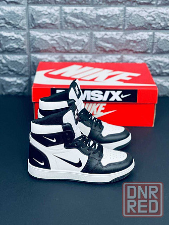 Кроссовки Nike мужские Натуральная кожа! черно-белые Красовки Найк Запорожье - изображение 2