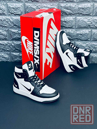 Кроссовки Nike мужские Натуральная кожа! черно-белые Красовки Найк Запорожье - изображение 1