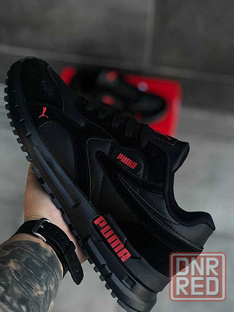 Кроссовки Puma мужские Натуральная кожа! Black Стильные Пума новинка! Запорожье - изображение 2