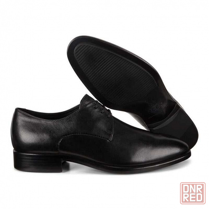 Туфли ECCO  Derby Black. Оригинал. Р 43, 44 Запорожье - изображение 1