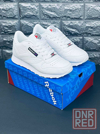 Кроссовки Reebok Classic мужские Натуральная кожа! Light White 35-45! Запорожье - изображение 4