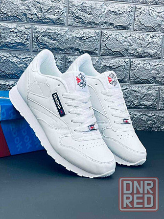 Кроссовки Reebok Classic мужские Натуральная кожа! Light White 35-45! Запорожье - изображение 2