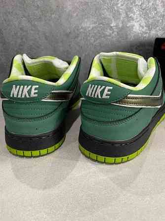 Унисекс кожаные кроссовки Nike SB Dunk Low Green Lobster найк сб данк Запорожье