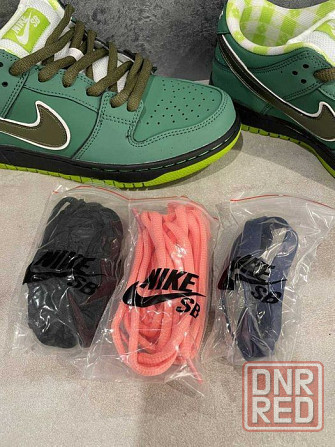 Унисекс кожаные кроссовки Nike SB Dunk Low Green Lobster найк сб данк Запорожье - изображение 8
