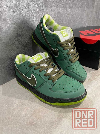 Унисекс кожаные кроссовки Nike SB Dunk Low Green Lobster найк сб данк Запорожье - изображение 4