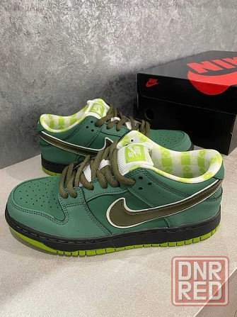 Унисекс кожаные кроссовки Nike SB Dunk Low Green Lobster найк сб данк Запорожье - изображение 2