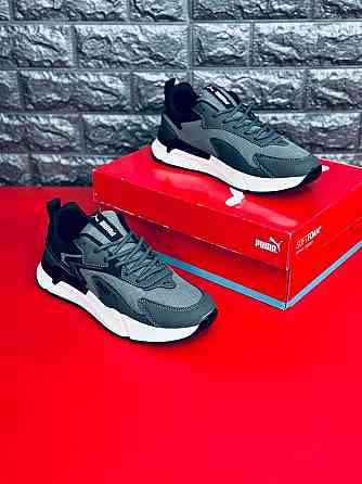 Кроссовки Puma мужские Серые натуральная кожа! весенние Повседневные Запорожье