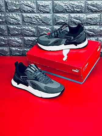 Кроссовки Puma мужские Серые натуральная кожа! весенние Повседневные Запорожье