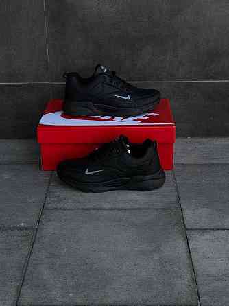Кроссовки Nike мужские Трендовые Dark Black натуральная кожа! весна Запорожье