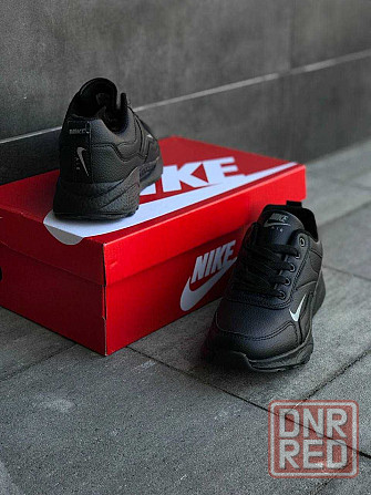 Кроссовки Nike мужские Трендовые Dark Black натуральная кожа! весна Запорожье - изображение 3