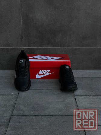 Кроссовки Nike мужские Трендовые Dark Black натуральная кожа! весна Запорожье - изображение 4