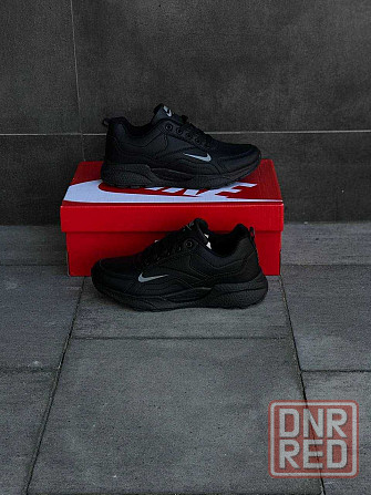 Кроссовки Nike мужские Трендовые Dark Black натуральная кожа! весна Запорожье - изображение 5