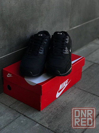 Мужские кроссовки air max натуральная замша черные стильные кроссовки Запорожье - изображение 4