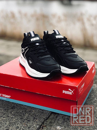 Мужские кожаные кроссовки Puma Black стильные кроссы пума Запорожье - изображение 4
