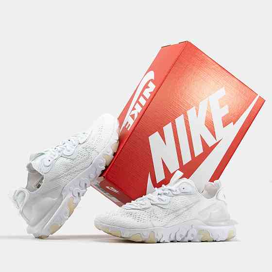 Мужские черные кроссовки Nike React Vision Black кросівки найк реакт Запорожье
