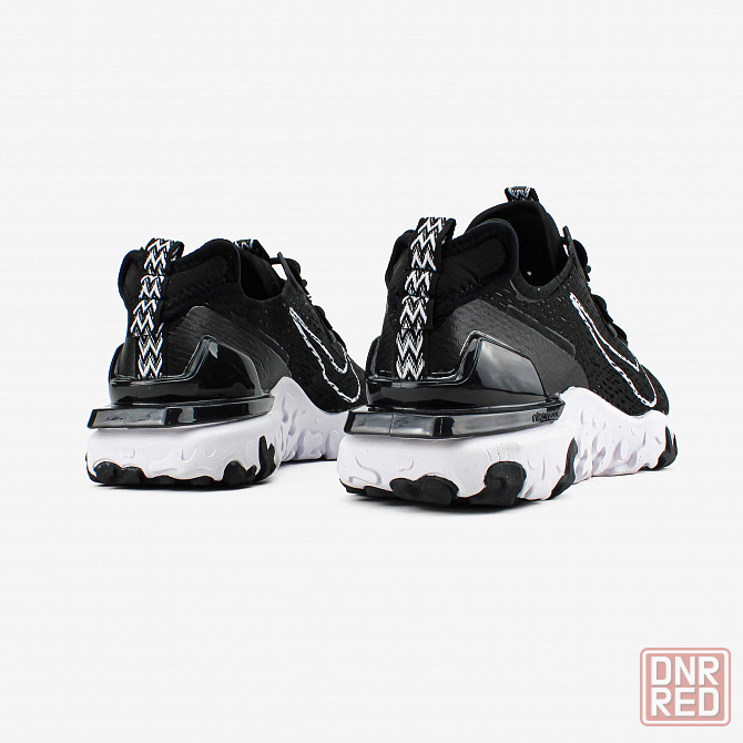 Мужские черные кроссовки Nike React Vision Black кросівки найк реакт Запорожье - изображение 8