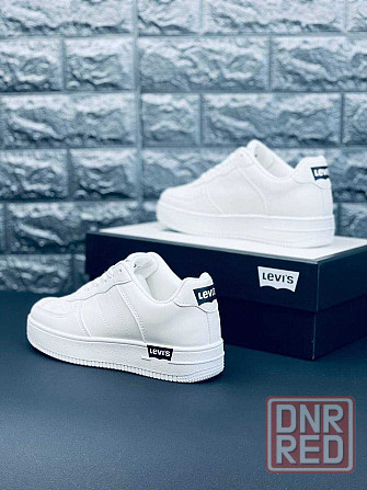 Кроссовки Levi’s мужские натуральная кожа! White стильные повседневные Запорожье - изображение 5