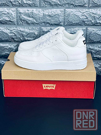 Кроссовки Levi’s мужские Натуральная кожа! Белые трендовые кроссовки Запорожье - изображение 4