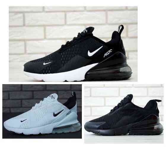 Унисекс черные кроссовки Nike Air Max 270 кросівки найк аир макс 270 Запорожье