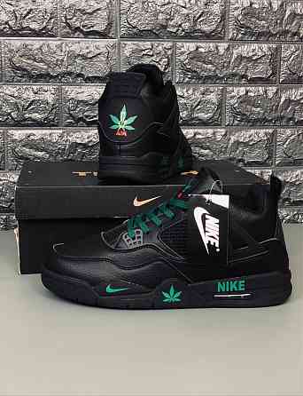Мужские кроссовки Nike черные New 2025 натуральная кожа кроссовки найк Запорожье