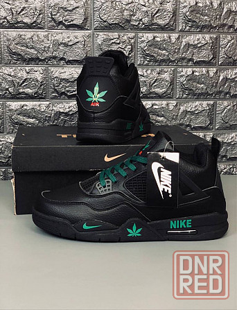 Мужские кроссовки Nike черные New 2025 натуральная кожа кроссовки найк Запорожье - изображение 6