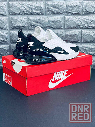 Кроссовки Nike Air Max 270 мужские black\white натуральная кожа! Найк Запорожье - изображение 3