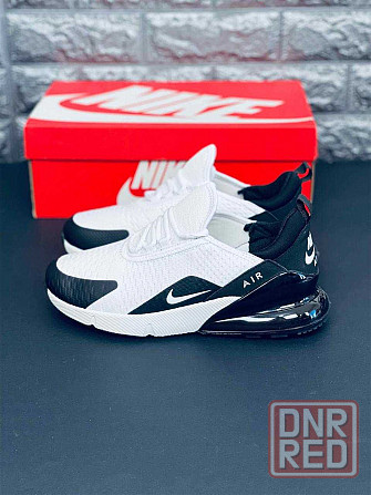 Кроссовки Nike Air Max 270 мужские black\white натуральная кожа! Найк Запорожье - изображение 7