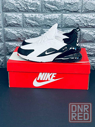 Кроссовки Nike Air Max 270 мужские black\white натуральная кожа! Найк Запорожье - изображение 4