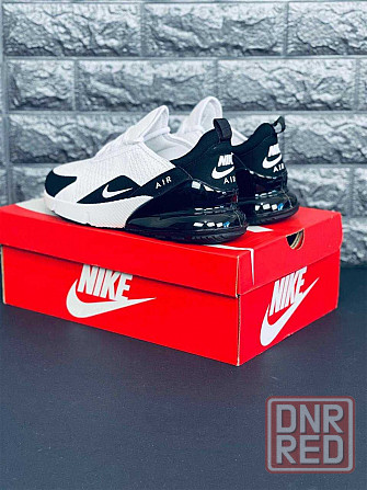 Кроссовки Nike Air Max 270 мужские black\white натуральная кожа! Найк Запорожье - изображение 5