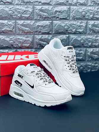 Кроссовки Nike Air Max 90 мужские White-Black красовки Найк мужские Запорожье