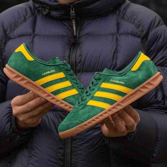 Мужские замшевые кроссовки Adidas Hamburg кросівки адидас гамбург Запорожье