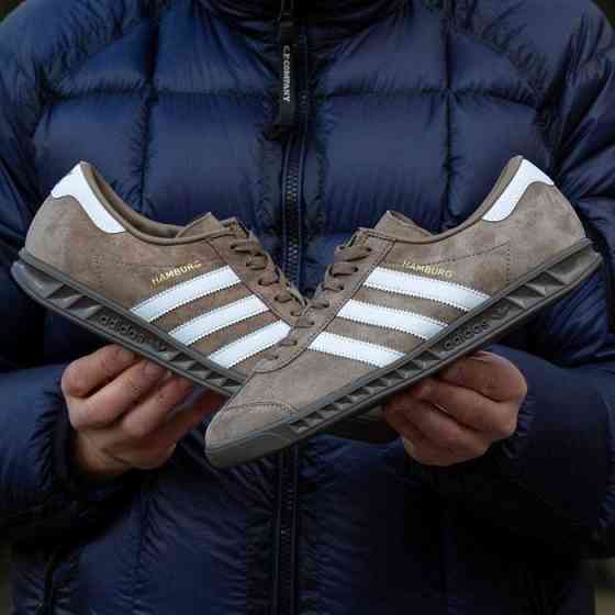 Мужские замшевые кроссовки Adidas Hamburg кросівки адидас гамбург Запорожье