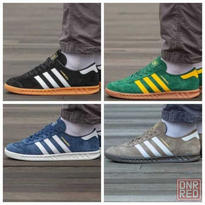 Мужские замшевые кроссовки Adidas Hamburg кросівки адидас гамбург Запорожье - изображение 1