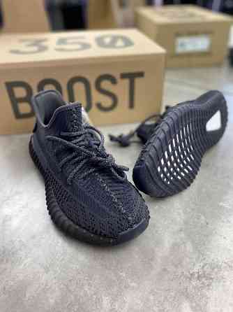 Мужские текстильные кроссовки Yeezy Boost 350 V2 Black изи буст ob191 Запорожье