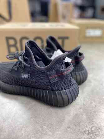 Мужские текстильные кроссовки Yeezy Boost 350 V2 Black изи буст ob191 Запорожье