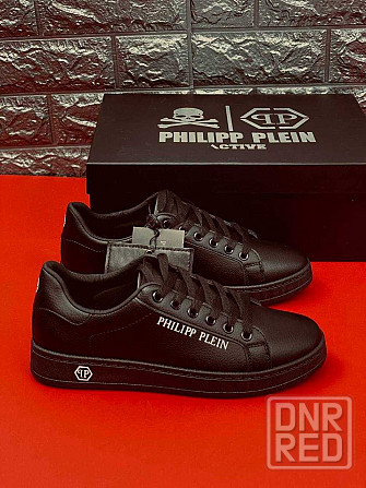 Кроссовки Philipp Plein мужские Натуральная кожа! Черные повседневные Запорожье - изображение 2