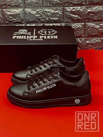 Кроссовки Philipp Plein мужские Натуральная кожа! Черные повседневные Запорожье - изображение 7