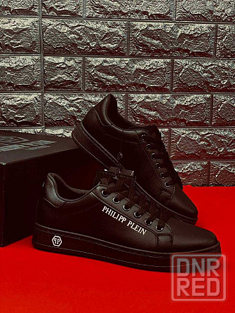 Кроссовки Philipp Plein мужские Натуральная кожа! Черные повседневные Запорожье - изображение 6