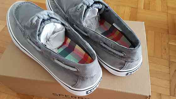 Очень мягкие мокасины Sperry Bahama 45р,серого цвета,оригинал. Запорожье