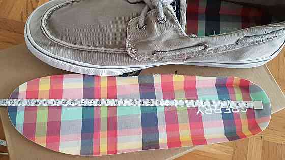 Очень мягкие мокасины Sperry Bahama 45р,серого цвета,оригинал. Запорожье
