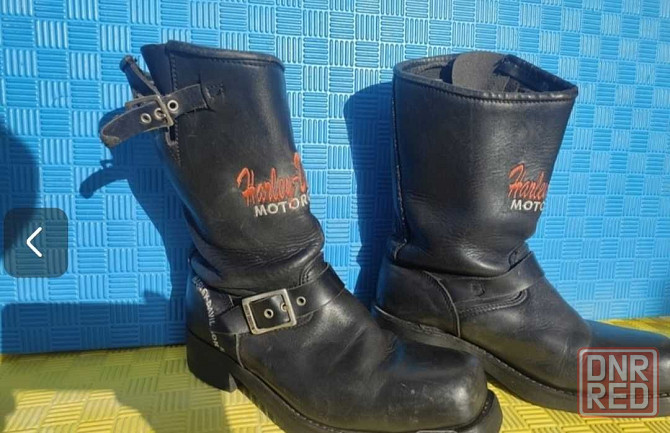 Сапоги Harley Davidson кожаные бакерские Запорожье - изображение 1