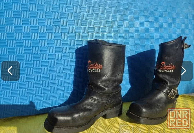 Сапоги Harley Davidson кожаные бакерские Запорожье - изображение 4