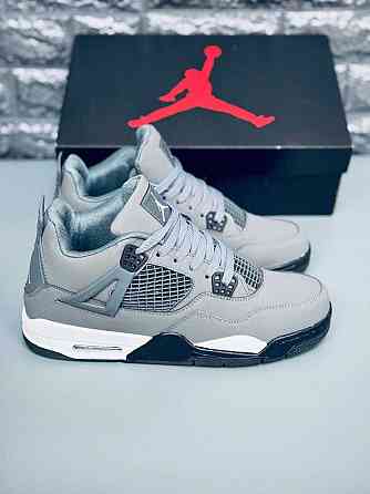 Кроссовки Jordan 4 Retro мужские Gray натуральная кожа! Джордан весна Запорожье