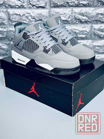 Кроссовки Jordan 4 Retro мужские Gray натуральная кожа! Джордан весна Запорожье - изображение 6