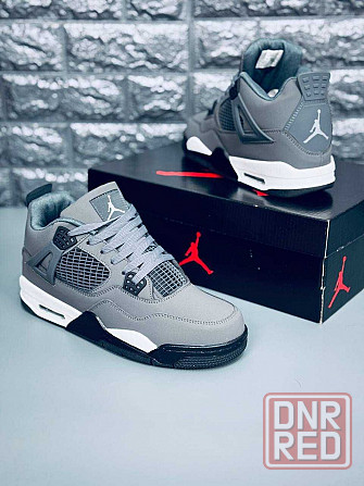 Кроссовки Jordan 4 Retro мужские Gray натуральная кожа! Джордан весна Запорожье - изображение 5